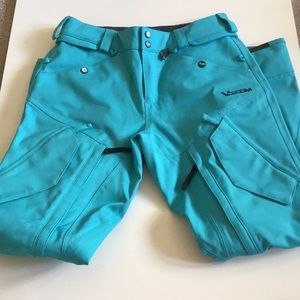 Volcom- Aqua Blue Ski/Winter pants- S